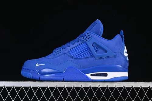 All categories Air Jordan Jordan series basketball shoes Air Jordan 4 Nigel Sylvester x Air Jordan 4 Retro "Blue" AJ4 Joe 4 joint blue brick HF4340-400